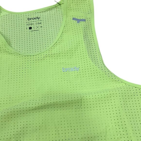 BRADY Neon Green Breathe Easy Mesh Tank Men’s M - Picture 2 of 3
